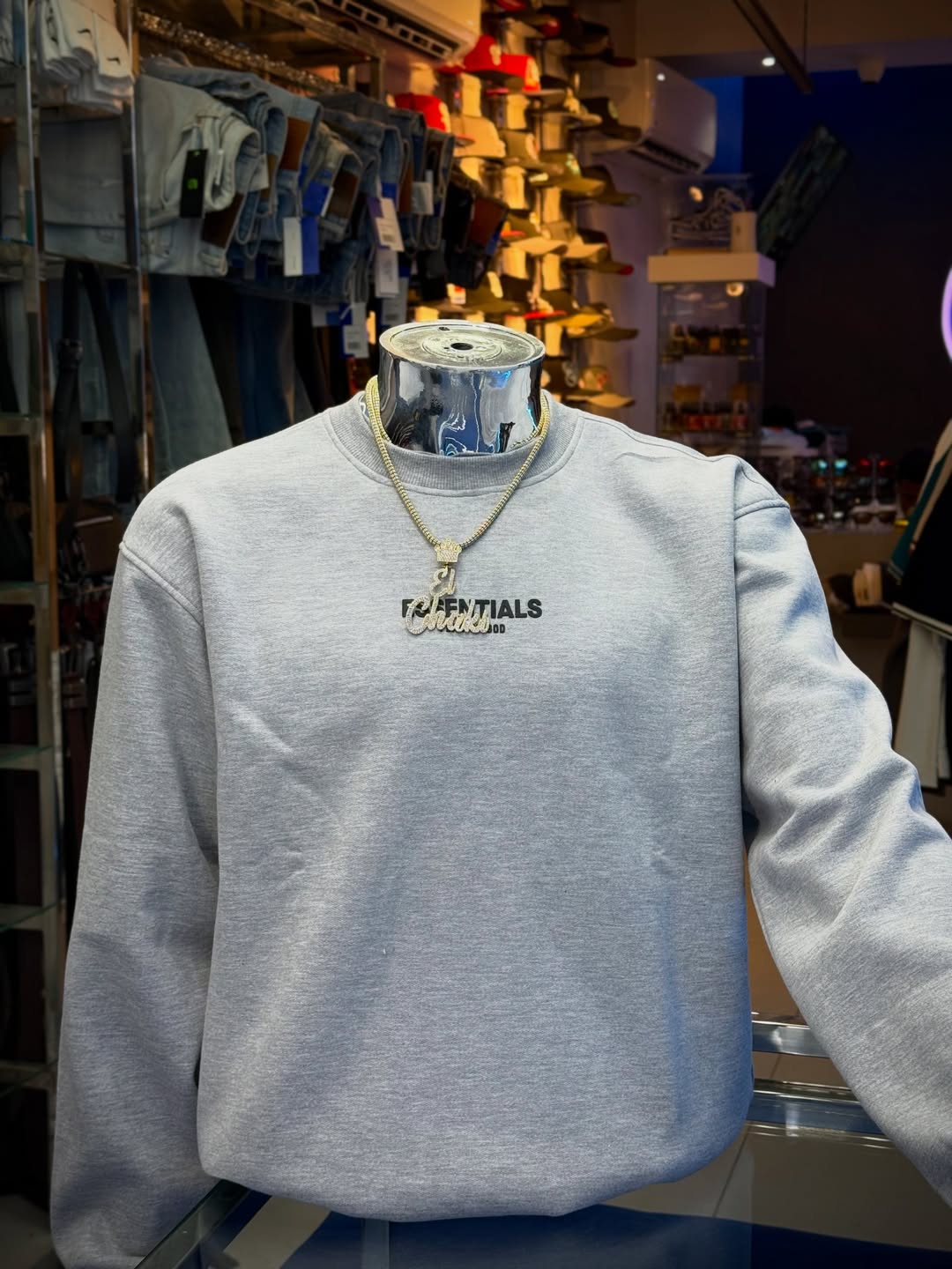 Essentials Grey Premium Tracksuit Set