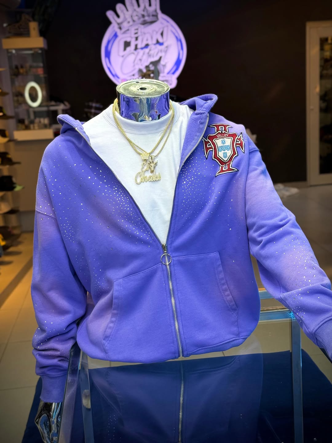 Royal Dreams Purple Luxury Hoodie + Denim Streetwear Outfit