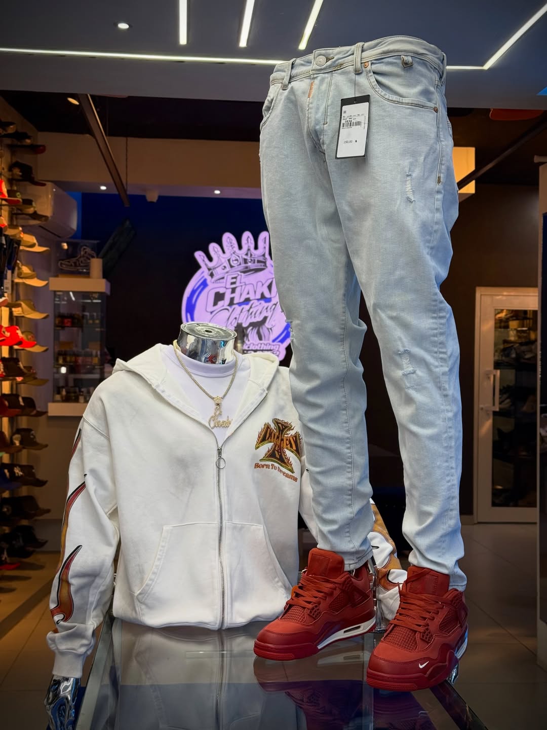 Fresh White & Denim Street Look